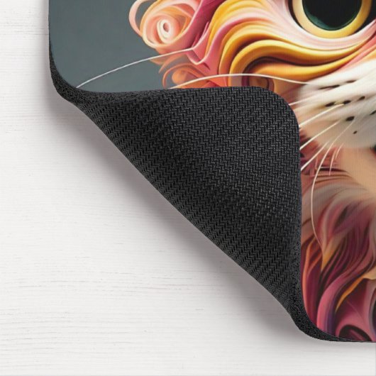 Fun & Funky Abstrakt Cat Mouse Pad Mousepad (Ecke)