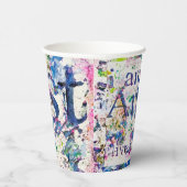 Fun Funky Artist Cups Pappbecher (Rechts)