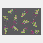 Fun Funky Beängstigend Niedlich Zombie Death & Can Geschenkpapier Set (Vorderseite 3)