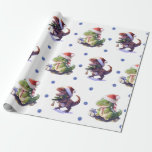 Fun & Funky Christmas Dinosaurier auf White Geschenkpapier<br><div class="desc">Funky Weihnachtsdinosaurier machen ein lustiges Geschenkstück. Suchen Sie nach unseren Weihnachtsdinosauriern und ergänzenden Accessoires, inklusive unserer Frog Rock Band und anderen Produkten mit lustigen Dinosauriern und Fröschen, in unserem Holiday Gift Wrap and Accessories und anderen Kollektionen. Außerdem helfen uns alle Tierprodukte, die im Paws Charming-Laden verkauft werden, eine Spende an...</div>