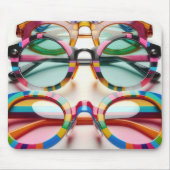 Fun Funky Eyeglasses Mousepad (Vorne)