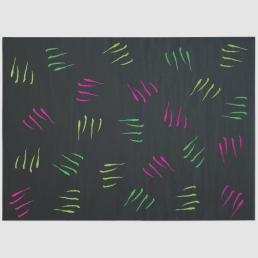 Fun Funky Funny Zombie Rips Seidenpapier (Vorderseite)