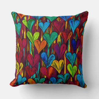 Fun Funky Hippie Inspiriertes Muster Kissen