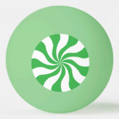 Fun Funky Peppermint Candy "Leckerei" individuell Tischtennisball (Rückseite)