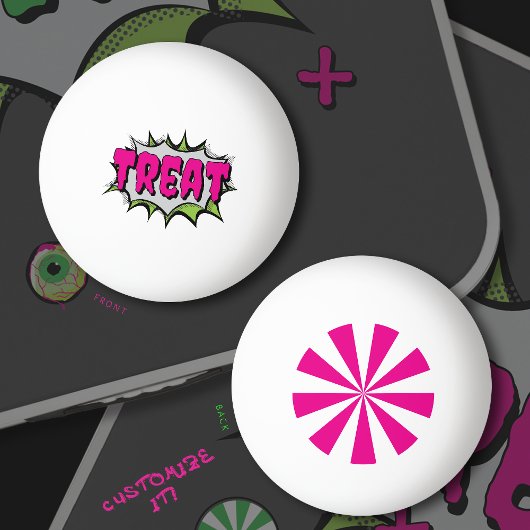 Fun Funky Peppermint Candy "Leckerei" individuell  Tischtennisball