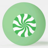 Fun Funky Peppermint Candy Tischtennisball (Vorderseite)