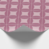 Fun Funky Pink Diamonds Pattern Geschenkpapier (Ecke)
