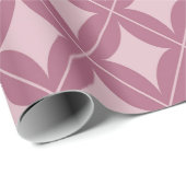 Fun Funky Pink Diamonds Pattern Geschenkpapier (Rolleneckpunkt)