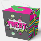 Fun Funky ‘Trick or Treat’ Halloween Pop Fevor Box Geschenkschachtel (Rückseite)