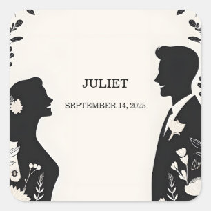 Fun Funky Unique Spaß Meme Funny Brautparty Quadratischer Aufkleber