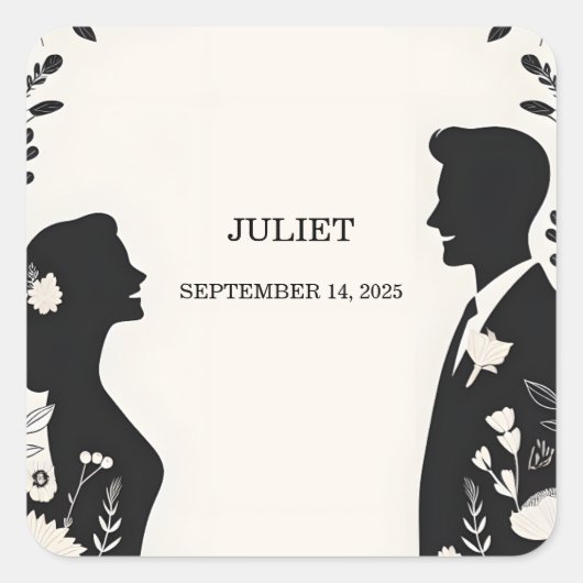 Fun Funky Unique Spaß Meme Funny Brautparty Quadratischer Aufkleber (Vorderseite)