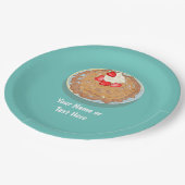 Fun Funnel Cake - Fairground Theme - custom event Pappteller (Schrägansicht)