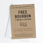 Fun Funny Free Bourbon Degustation Party Einladung<br><div class="desc">Fun Funny Free Bourbon Degusting Party Einladung - Eine lustige Einladung für ein lustiges Degustations-Party.</div>