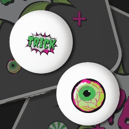 Fun Funny Halloween 'Trick' mit 'Zombie Eyeball' Tischtennisball