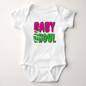 Fun Funny Niedlich "Baby Ghoul" Baby Strampler (Vorderseite)