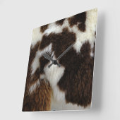 Fun Fur Wall Clock Quadratische Wanduhr (Winkel)