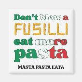 Fun Fusilli Pasta versperrt kein FUSILLI Italien Magnet (Vorne)