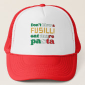 Fun Fusilli Pasta versperrt kein FUSILLI Italien Truckerkappe (Vorderseite)
