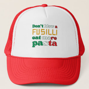 Fun Fusilli Pasta versperrt kein FUSILLI Italien Truckerkappe