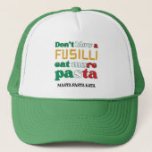 Fun Fusilli Pasta versperrt kein FUSILLI Italien Truckerkappe (Vorderseite)
