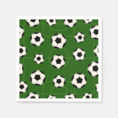 Fun-Fußball-Sportmuster Party Servietten (Vorderseite)