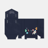 Fun Galaxy Planets Space Babydusche Geschenkschachtel (Ungefaltet)