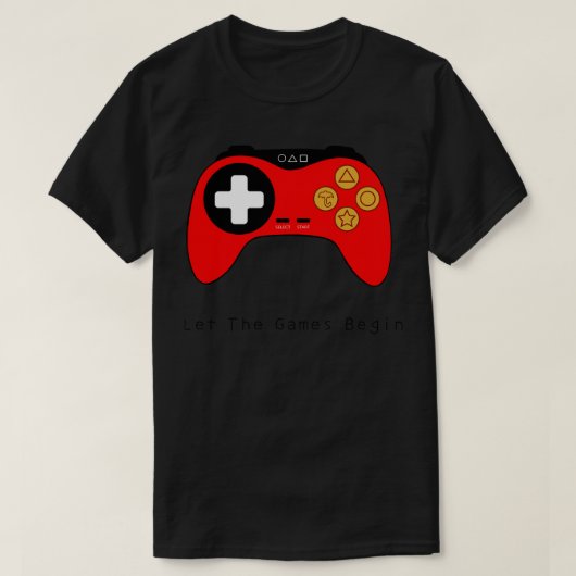 Fun Game des Tintenfisch-Controllers T-Shirt (Design vorne)