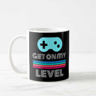 Fun Gamer auf meinem Level Nerd Geek Kaffeetasse
