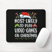 Fun Gamer wird höchstwahrscheinlich Videospiele au Mousepad (Mit Mouse)