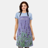Fun Garening Zitat Schöner Lavendel Garten Schürze (Getragen)