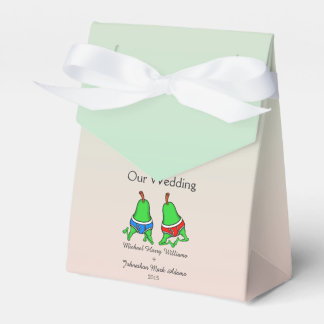 Fun Gay Pair oder Birnen Gastgeschenk Hochzeit Geschenkschachtel