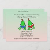 Fun Gay Pear Bridal Dusche Einladung (Vorne/Hinten)