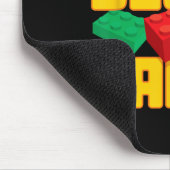 Fun Gebäude Blockblockiert Party vor k Männer Frau Mousepad (Ecke)
