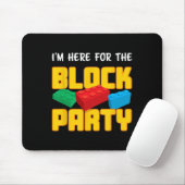 Fun Gebäude Blockblockiert Party vor k Männer Frau Mousepad (Mit Mouse)