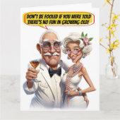 FUN Geburtstag / Jahrestag Karte (Gelbe Blume)