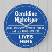 Fun Gedenkmauer Kleine große Uhr