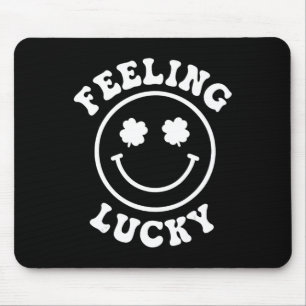Fun Gefühl Lucky Smile Face St Patrick Day Mousepad
