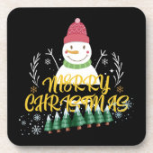 Fun gefüllt Weihnachtsdesign Getränkeuntersetzer (Vorderseite)