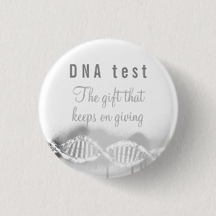 Fun Genealogy DNA Test das Geschenk Behalte geben Button