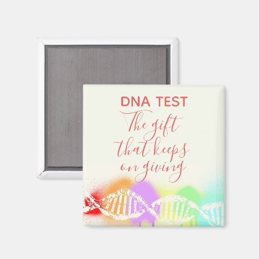 Fun Genealogy DNA Test das Geschenk Behalte geben Magnet (Vorderseite/Rückseite)
