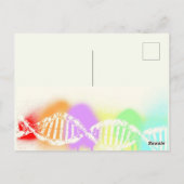 Fun Genealogy DNA Test das Geschenk Behalte geben Postkarte (Rückseite)