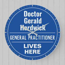 Fun General Practitioner Wall Plaque Style