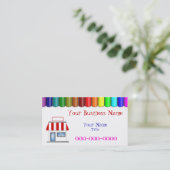 Fun Generic Business Card Visitenkarte (Stehend Vorderseite)
