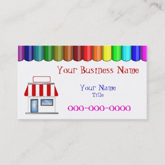 Fun Generic Business Card Visitenkarte (Vorderseite)
