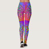 Fun Geometric Illusion Leggings (Rückseite)