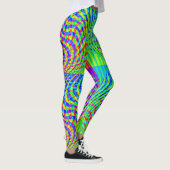 Fun Geometric Illusion Leggings (Rechts)