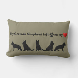 Fun German Shepherd Dog Pet Quote Lendenkissen