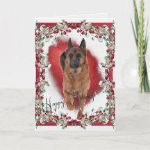 Fun German Shepherd Holiday Foto