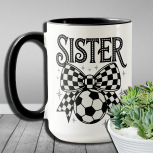 Fun Geschenk für Fußballfans und Geschwister Coque Tasse