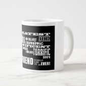 Fun Geschenke für Boyfreunde: Bester Freund Jumbo-Tasse (Vorderseite Rechts)
